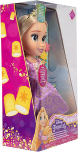 Disney Princess zingende Rapunzel-pop 35 cm, zingt "I See the Light", Inclusief accessoires voor meer plezier, Perfect voor meisjes vanaf 3 jaar, Paarse poppen Naty Shop