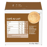 NESCAFÉ DOLCE GUSTO Café au Lait Kaffeekapseln 6er-pakket (6 x 16 Kapseln)