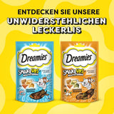 DREAMIES SHAKE UPS Multivitamine Zeevruchtenfestival Kattensnoepjes in geportioneerde zakjes - 55 g (6 zakjes)