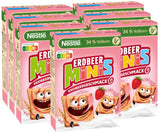 Nestlé Strawberry Minis, volkoren granen met aardbeiensmaak, 7 stuks (7x375g)