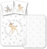Beddengoed voor kinderen, diverse animatiefiguren, 100% katoen Beddengoed - kinderen Naty Shop Bambi