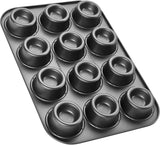 Zenker Cup-Cake-Backblech 12Er Set – Premium Antihaftbeschichtung, Für Perfekte Cupcakes, 385X265X30Mm, Hitzebeständig Bis 230°C Vormen en bakplaten Naty Shop