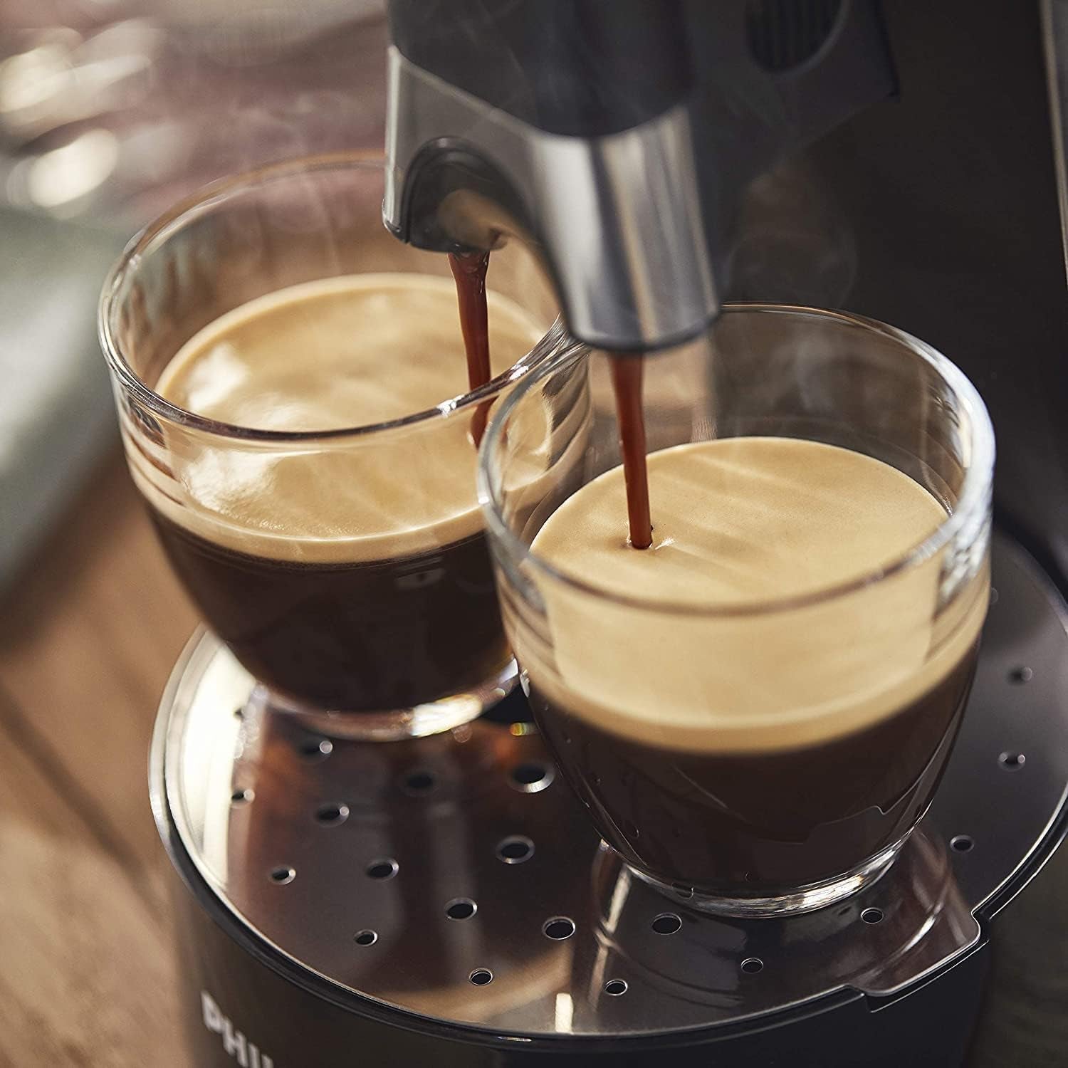 PHILIPS Senseo Select capsule-espressomachine met selectie van koffieintensiteit en geheugenfunctie, gemaakt van gerecycled plastic, kleur: zwart (CSA240/60)