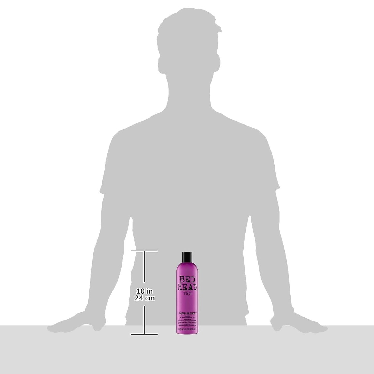 Bed Head van TIGI Dumb Blonde, shampoo voor chemisch behandeld haar, 750 ml Douche en bad Naty Shop