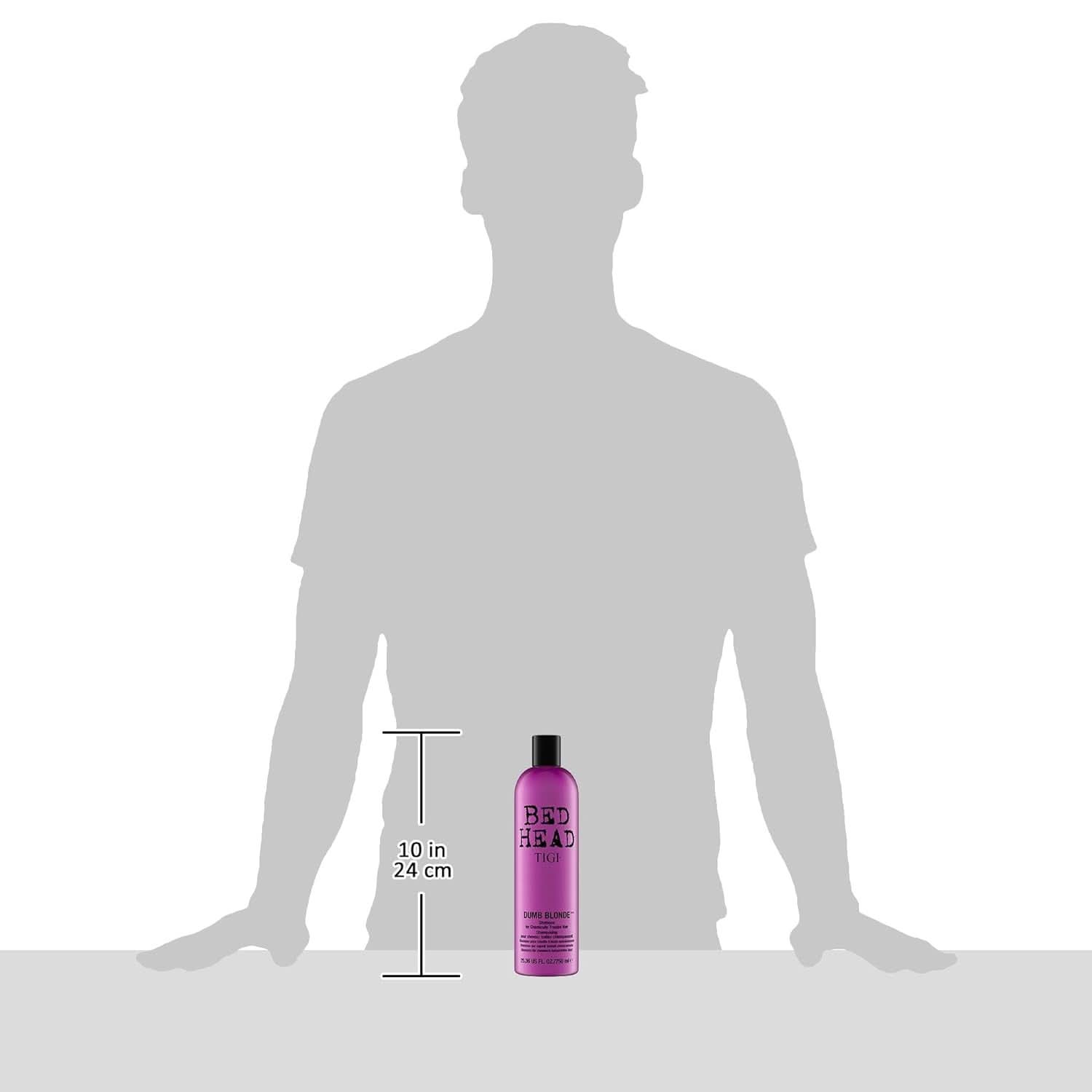 Bed Head van TIGI Dumb Blonde, shampoo voor chemisch behandeld haar, 750 ml Douche en bad Naty Shop