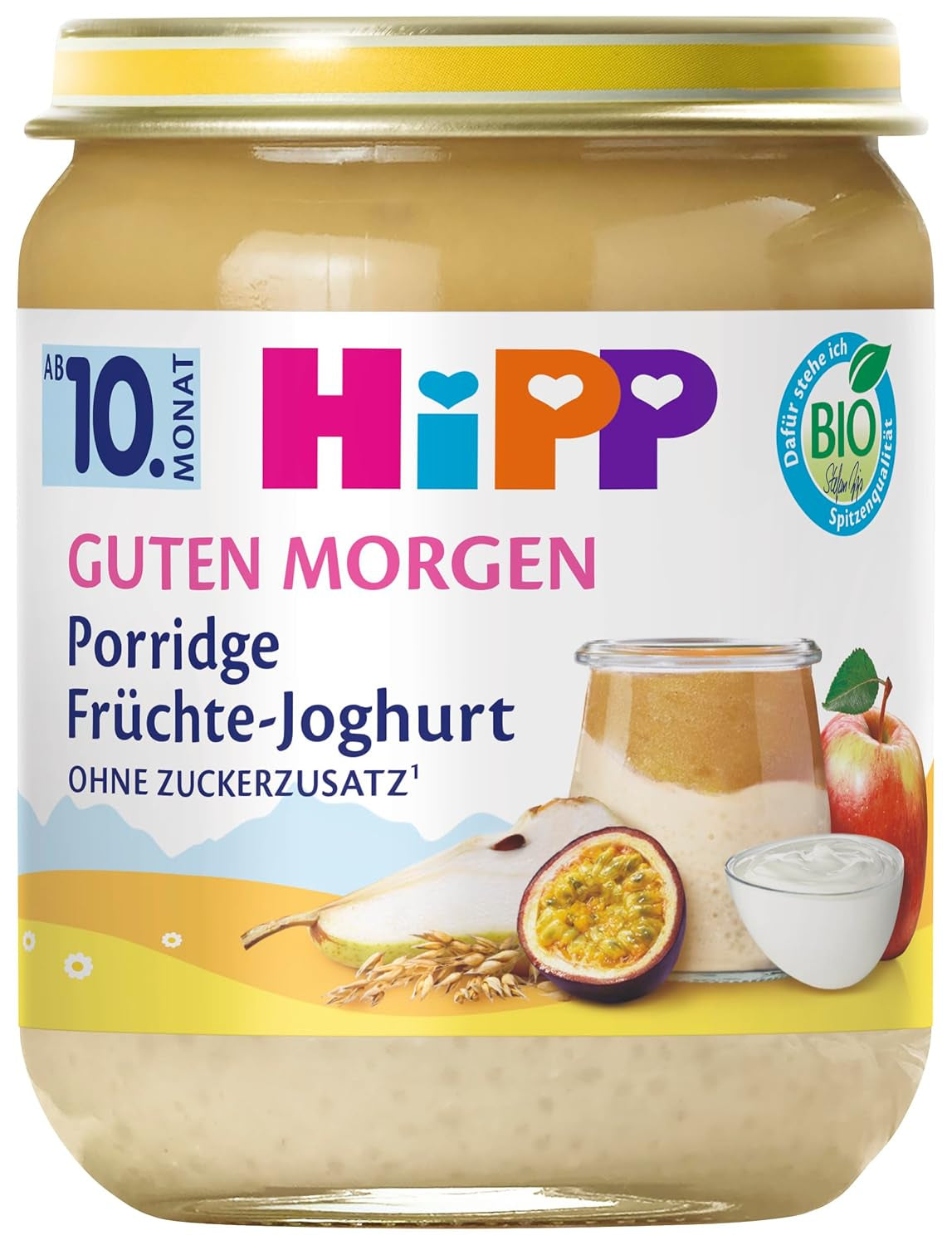 HiPP Biologische Good Morning-fruityoghurt, 160 g, verpakking van 6 (6x160 g)