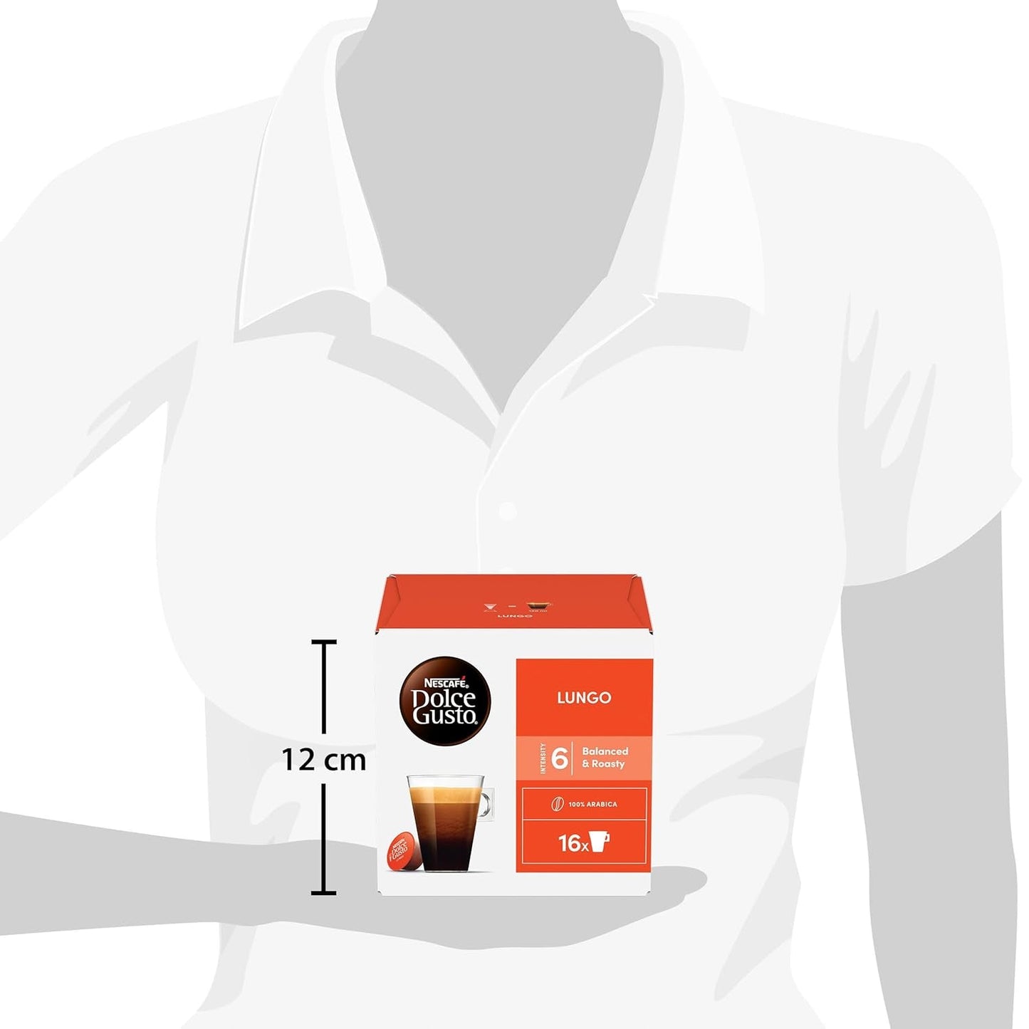NESCAFÉ DOLCE GUSTO Lungo Kaffeekapseln 3er-pakket (3 x 16 Kapseln)
