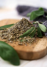 Fuchs, Salie, Zure noot, delicaat bitter voor Ravioli of Gnocchi, 14 gram Specerijen Naty Shop