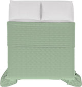 Italiaans beddengoed CHIC zomerdeken, microvezel, DUBBEL 250X250Cm, lichtgroen Quilts en quilts Naty Shop Lichtgroen Dubbel 250X250Cm