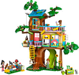 LEGO Friends Boomhut bouw- en speelrollenspelset Speelgoedhuis voor meisjes, 8 jaar oud Set met 4 minifiguren en 2 dierenfiguren Cadeau-idee voor kinderen 42652 Bouwsets Besuche in LEGO-Store