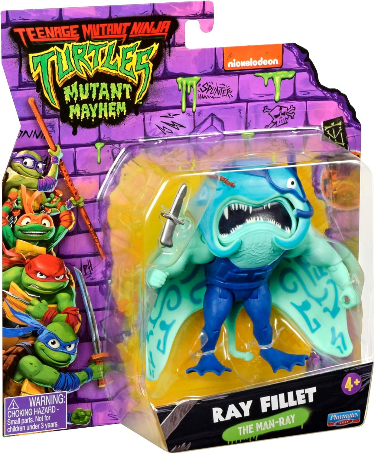 TEENAGE MUTANT NINJA Turtles - Basisfiguur Ray Fillet Actiefiguren Naty Shop