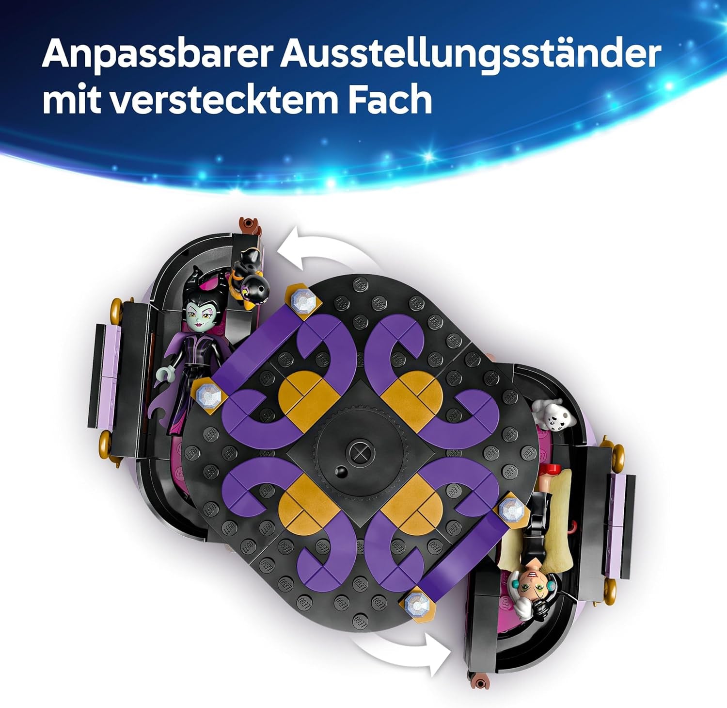 LEGO Ç€ Disney Villains The Dresses Of Maleficent en Cruella De Vil - Speelgoed voor jongens en meisjes vanaf 9 jaar - Incl. 2 minipoppetjes en 2 dierenfiguren - Verjaardagscadeau voor fans 43262 Bouwsets Besuche in LEGO-Store
