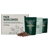 Selectie van Incapto koffiebonen wereldwijd | Selectie van 10 origines uit de hele wereld | Koffiespecialiteit | 100% Arabica | Ideaal als koffiecadeauset | Voor koffieliefhebbers | 10 pakken van 100 g