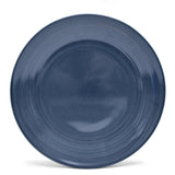ECHTWERK "Alicia" 16-delige vintage combinatieserviesset modern design voor 4 personen Elegante donkerblauwe steengoedserviesset met 4 borden 4 zijborden 4 kommen 4 theekopjes
