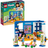 LEGO 41739 Friends Liann's kamer, minispeelgoed met kunstthema, klein collectiecadeau met minipoppen van Liann, herfst en huisdier 2023-serie Bouwsets Bekijk de LEGO-Store Single