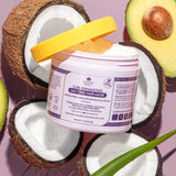 Haarmasker voor krullend haar by Nature Spell 400ml - Verrijkt met rijstwater en lijnzaad, voor alle krultypes, sulfaatvrij Naty Shop haarmasker