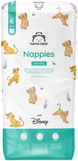 Mama Bear Disney Ultra Dry Luiers Maat 4 (8-14 kg), Wit, 84 stuks (1 pak) Naty Shop Maat 6 (15+kg) Enkel pakket