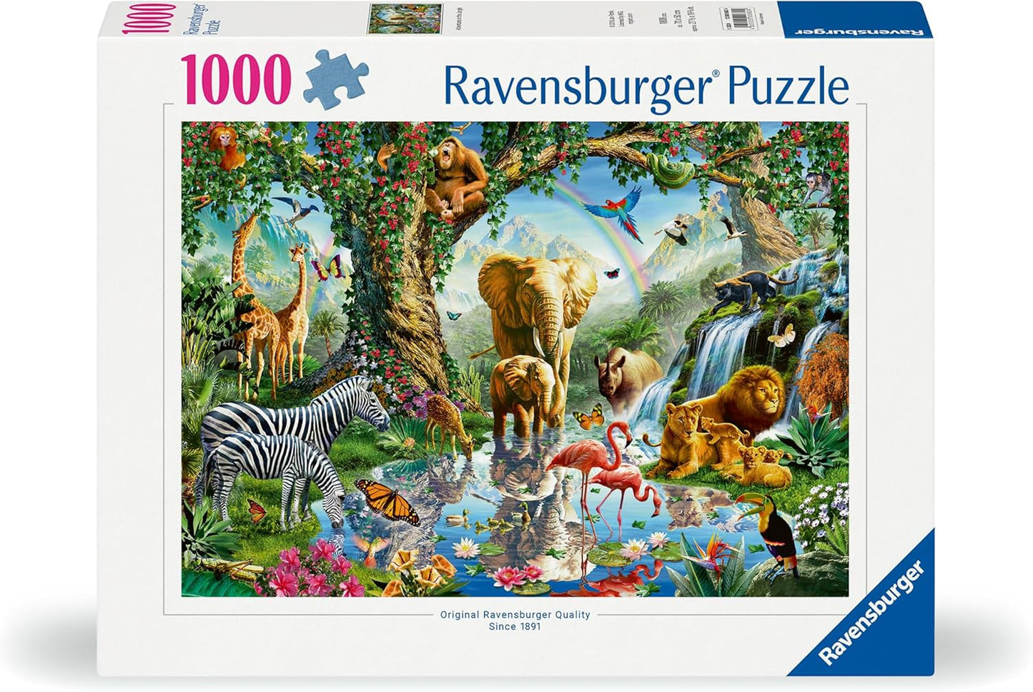 Ravensburger Puzzel 12000682 - Jungle Adventure - Puzzel van 1000 stukjes voor volwassenen en kinderen vanaf 14 jaar, Puzzel Naty Shop
