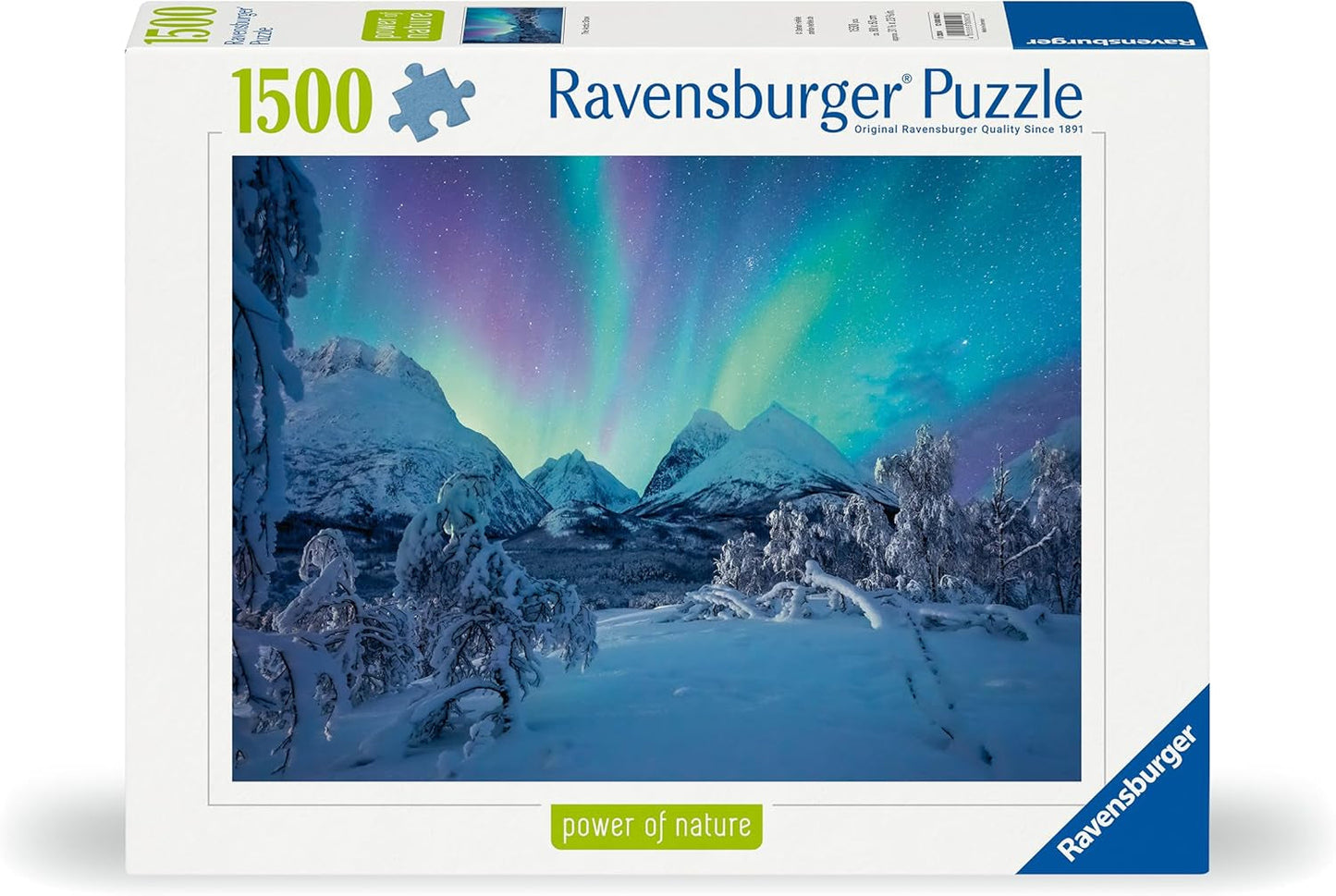Ravensburger Puzzel 12000802 - Wenn Die Nordlichter Tanzen - Legpuzzel van 1500 stukjes voor volwassenen vanaf 14 jaar Puzzel Naty Shop