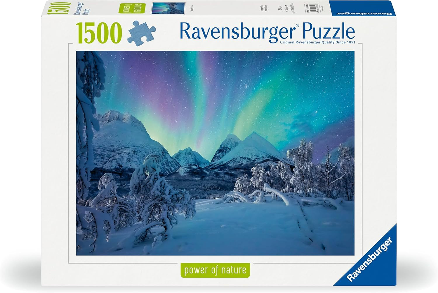 Ravensburger Puzzel 12000802 - Wenn Die Nordlichter Tanzen - Legpuzzel van 1500 stukjes voor volwassenen vanaf 14 jaar Puzzel Naty Shop
