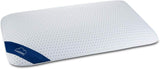Genius Eazzzy schuimkussen 40x80 cm hoogte 10 cm - 2 hardheid neksteunkussen + koelgelschuim - slaapkussen voor zij-, rug- en buikslapers tegen nekpijn Polyester Naty Shop standaardkussens Standaard titel