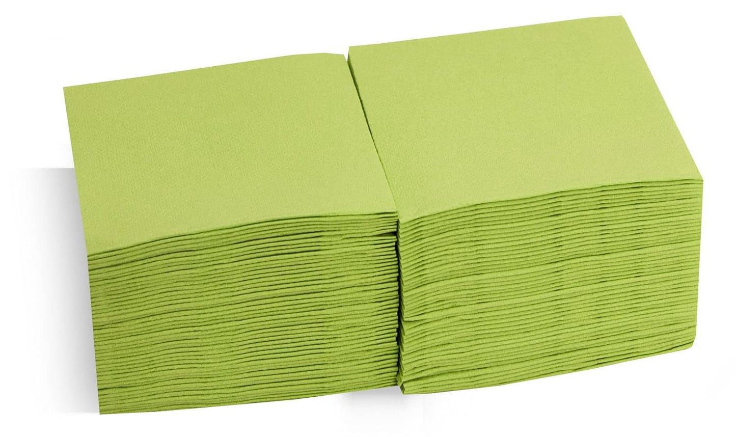 Saten Ser22104961 Cocktail, servetten 20 X 20, 2 lagen, 1/4 vouw, 100 servetten, Punta-Punta, zwart