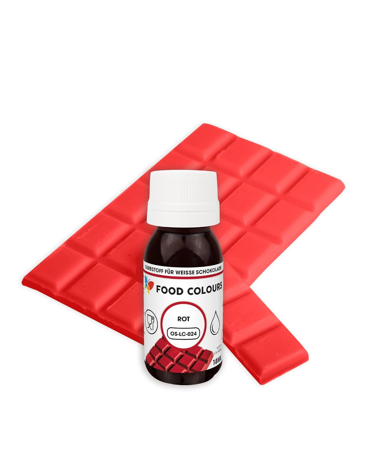 Voedingskleurstof OS-LC DONKERGROEN 18 ml Voedingskleurstof voor witte chocolade, pralines, crèmes, vette gebakjes, decoraties voor cakes en taarten