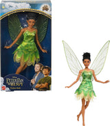 Disney Peter Pan en Wendy Tinker Bell pop met beweegbare vleugels en groene jurk Op film geïnspireerd cadeau voor kinderen om scènes na te spelen of eigen avonturen te beleven HNY37