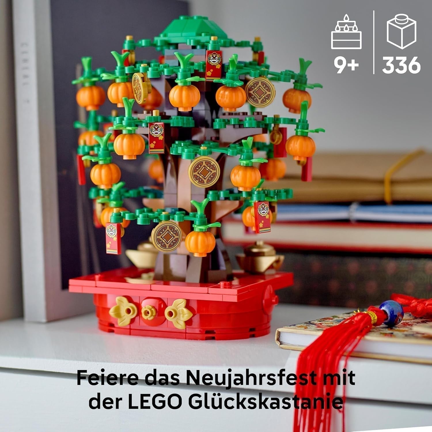 LEGO Klokkenluider Kastanje, bouwset voor 9 jaar oud, nieuwjaarscadeau voor jongens en meisjes, rollenspelset, feestelijke decoraties, huisdecoraties, tafeldecoraties 40648 Bouwsets Besuche in LEGO-Store