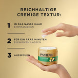 Pantene Pro-V Smooth & Silky Keratin Protect Hair Mask 500ml voor krullend en droog haar, Tot 72 uur glad en glanzend haar in één enkele toepassing, Met Pro-V formule en Actief Nutri-Plex Haarmasker Naty Shop