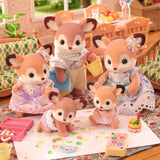 Sylvanian Families 5800 Deer Twins, speelset met dierenfiguren, bosdierenfiguren, speelgoed voor kinderen vanaf 3 jaar