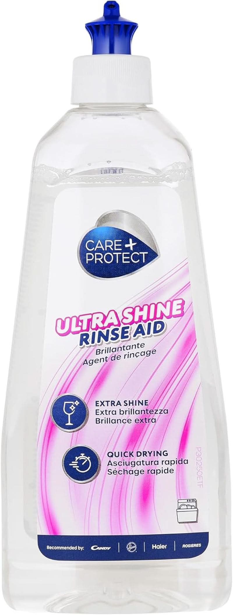 CARE + PROTECT- Extra Shine Universeel Glansmiddel voor vaatwassers / Voor alle vaatwassers / Sneldrogend / 500 ml Keukenwasmiddelen Naty Shop Universeel glansmiddel