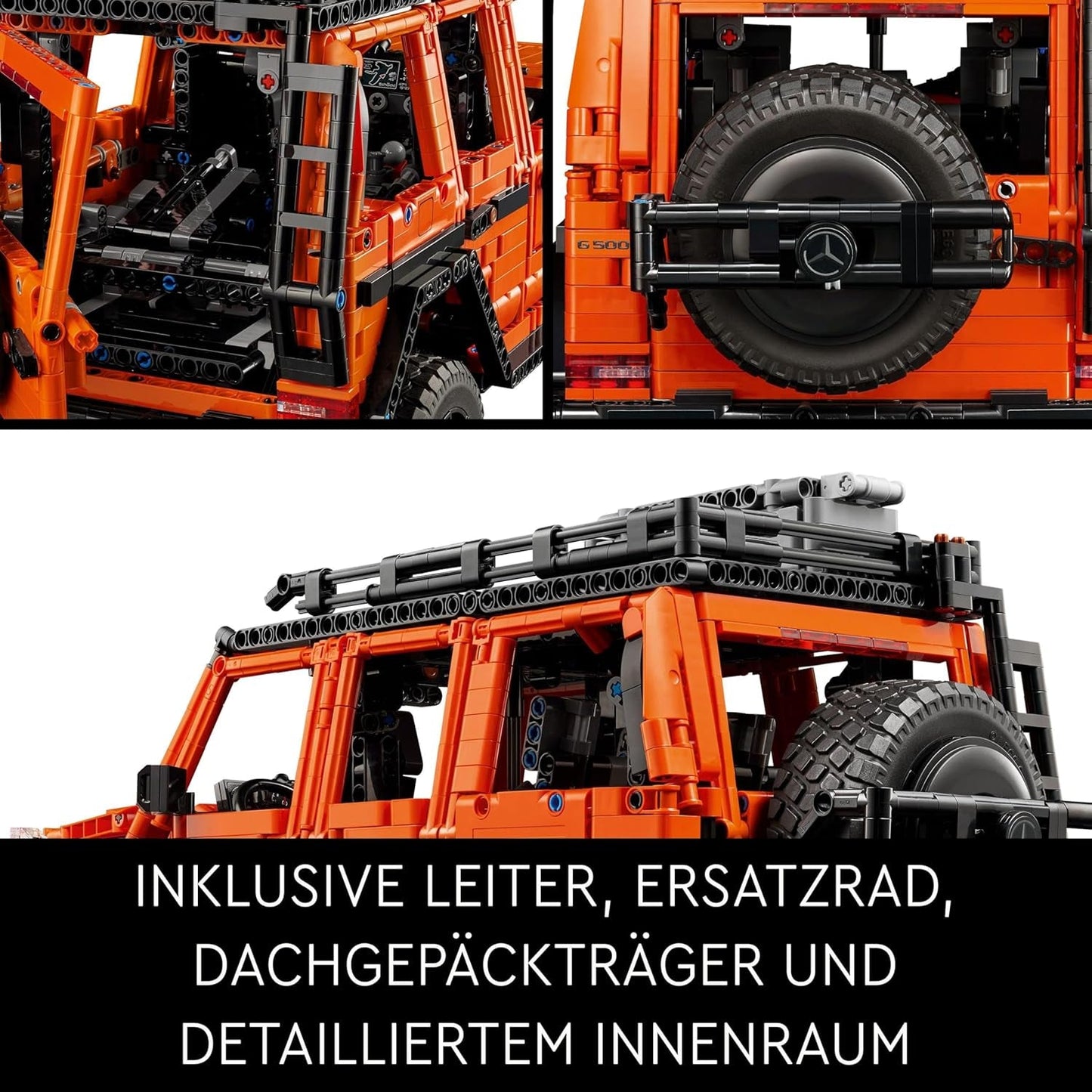 LEGO Technic Mercedes-Benz G 500 Professional Line, G-Klasse automodelbouwset, cadeau voor volwassenen, luxe terreinwagenset, Mercedes verzamelobject, speelgoedauto 42177 Bouwsets Besuche in LEGO-Store