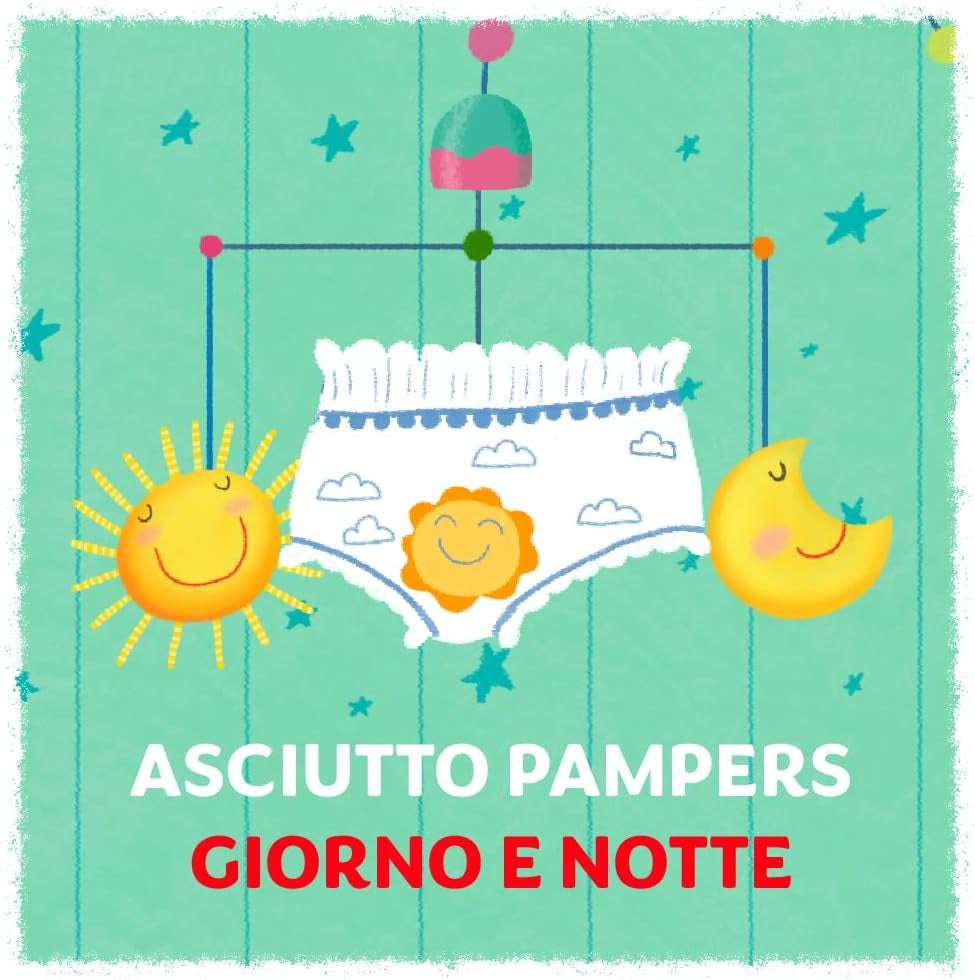 Pampers Sole e Luna Maxi luier, maat 4 (8-15 kg), 60 luiers