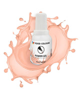 Gelvoedselkleuring, beige, champagnekleur, 20 g. Voedselkleuring voor een breed scala aan toepassingen voor het decoreren van taarten, taarten, room, biscuitgebak, royal icing, macarons.