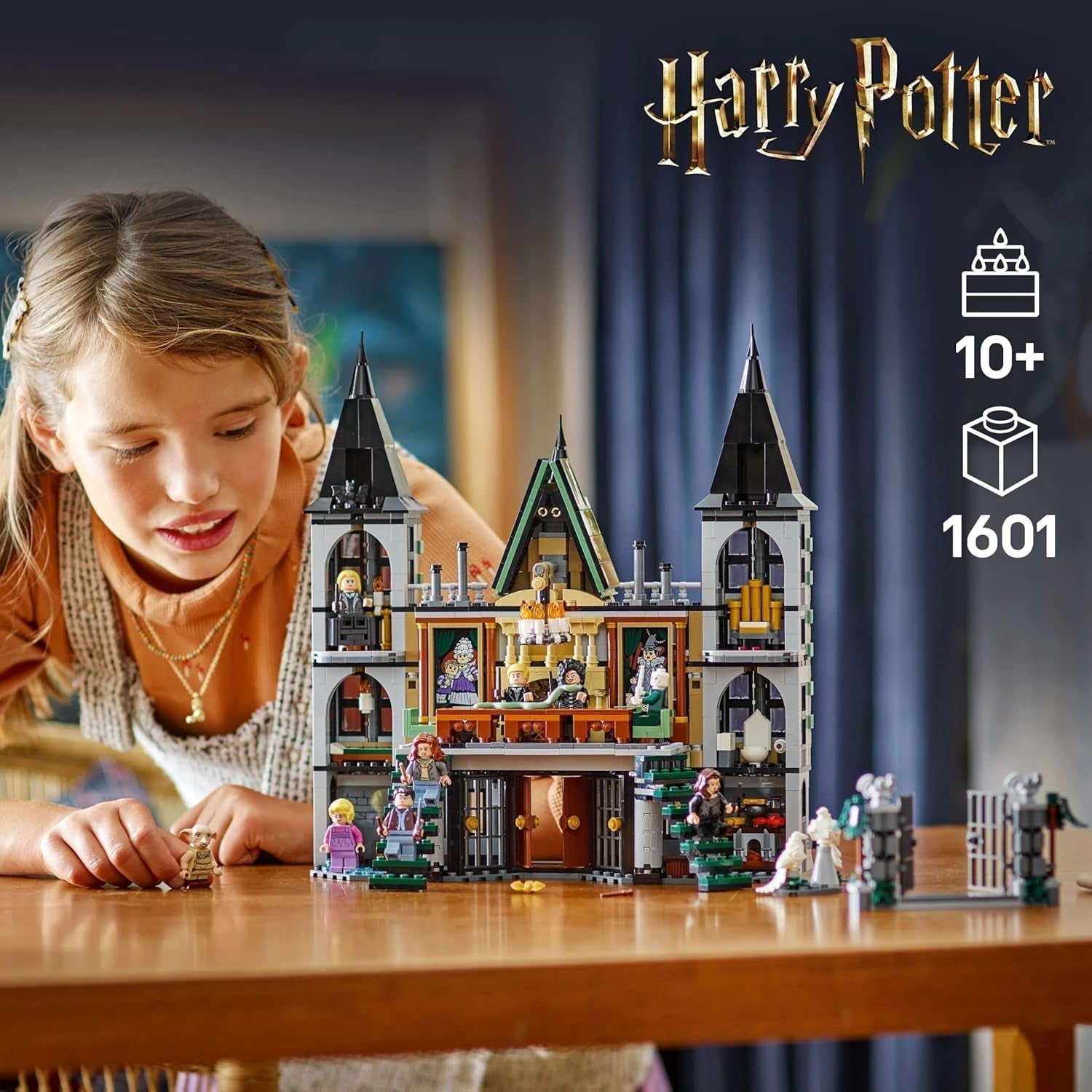 LEGO Harry Potter Malfoy Family Country Estate, fantastisch speelgoed om te verzamelen en tentoon te stellen, cadeau voor jongens, meisjes en fans van de tovenaarswereld, cadeau-idee met 9 minifiguren 76453 Bouwsets Besuche den LEGO-Store