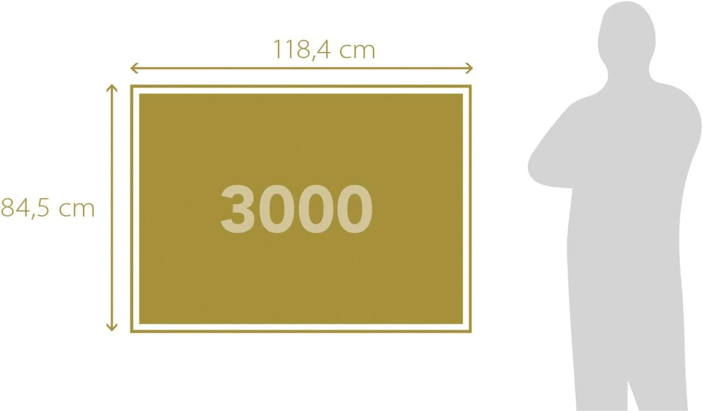 Clementoni - 33552 Collectie - Manhattan Balkon Zonsondergang, Puzzel 3000 stukjes voor volwassenen en kinderen vanaf 10 jaar, behendigheidsspel voor het hele gezin Puzzel Naty Shop