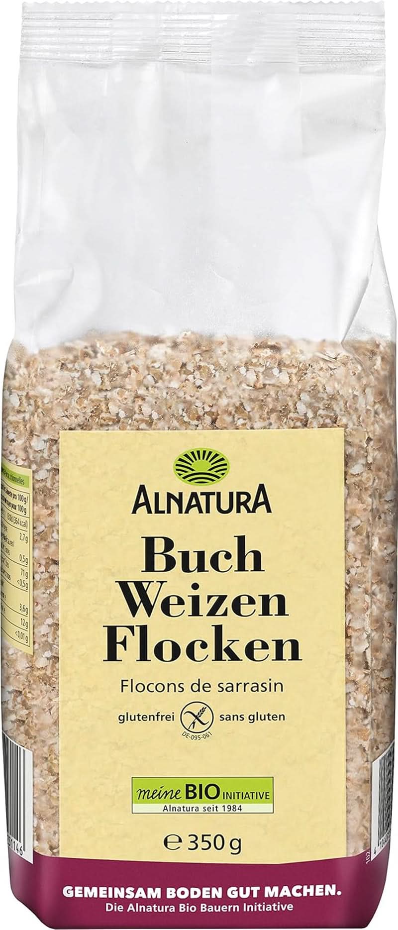 Biologische boekweitvlokken, 350 gram Cereale Naty Shop