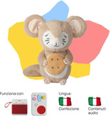 Knuffel - Tutti a Nanna con Oscar! - Verhalen en klanksprookjes voor kinderen vanaf 10 maanden - Te beluisteren met verhalen, Italiaanse versie Jucarii Bebe Naty Shop
