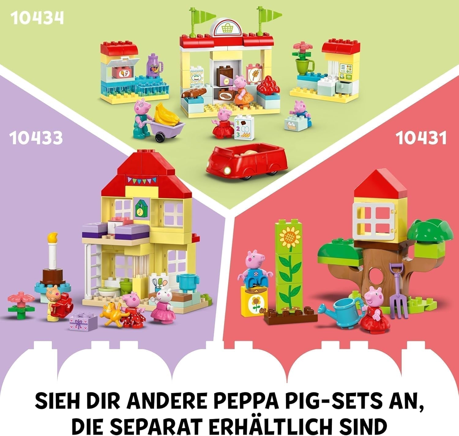 LEGO DUPLO Peppa's boottocht: speelgoedboot speelset om te bouwen en te herbouwen met 2 figuren, creatief speelgoed, cadeau-idee voor 2-jarigen, jongens en meisjes 10432 Bouwsets Besuche den LEGO-Store