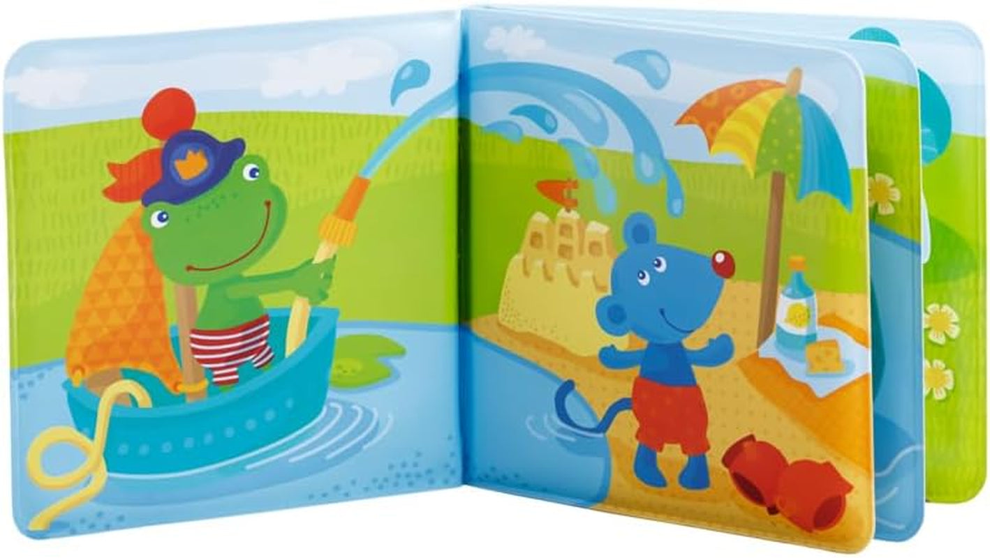 HABA 302634 Kapitein Kikker 2 badboek, speelgoed voor peuters Babyspeelgoed Naty Shop