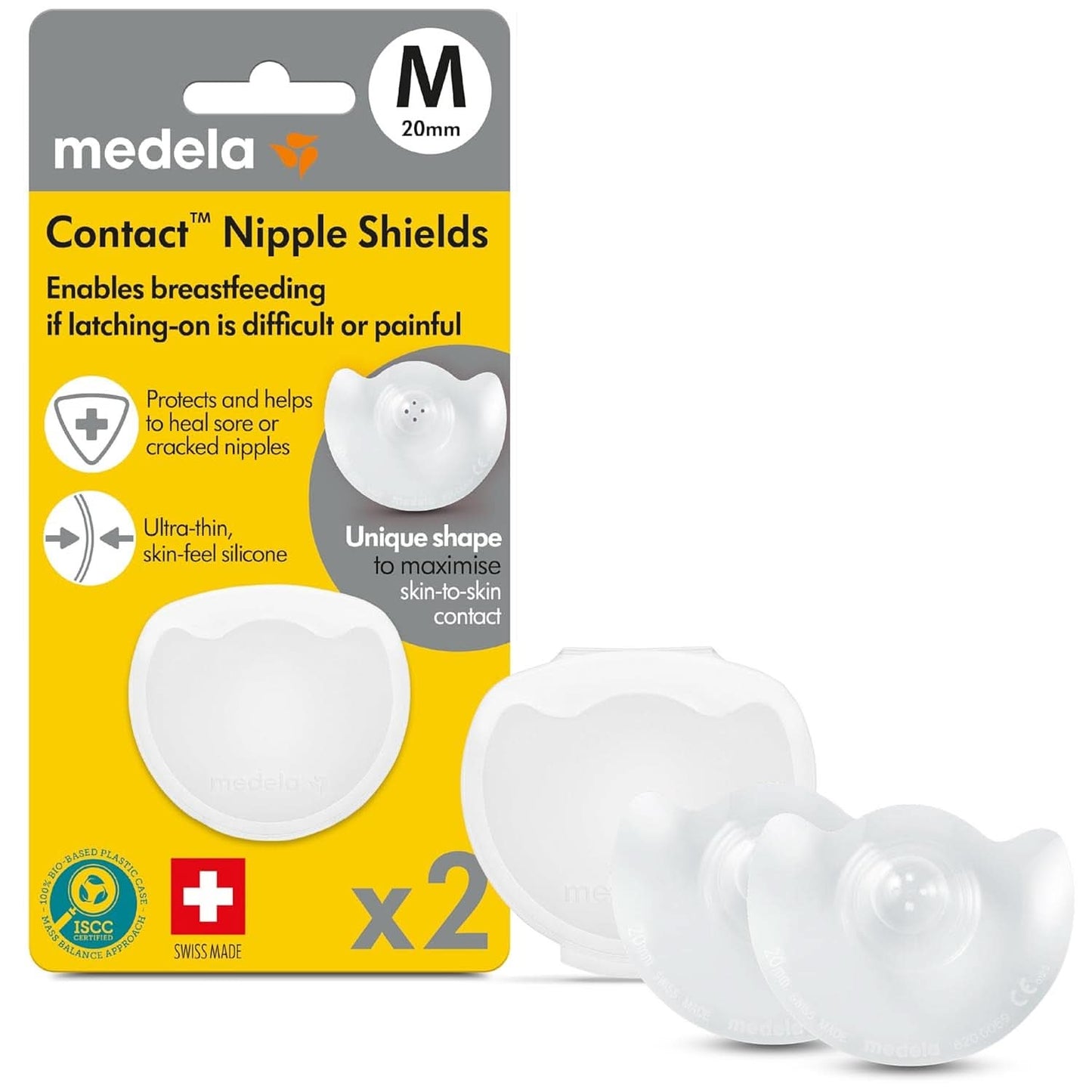 Medela 200.1594 Brusthütchen, Mehrfarbig Accessoires voor voeding en borstvoeding Baby Naty Shop