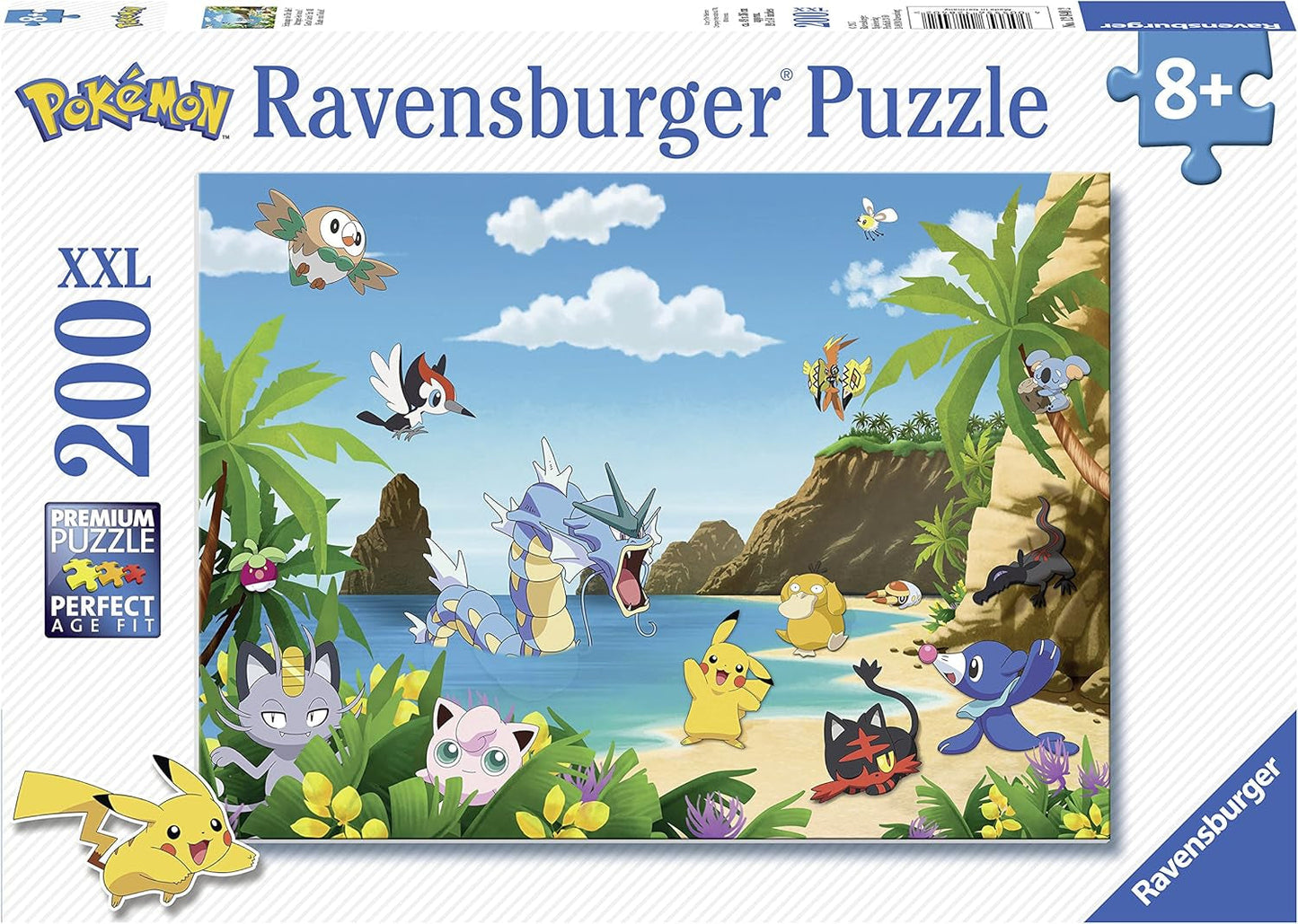 Ravensburger puzzel voor kinderen - 12840 Vang ze allemaal! - Pokémon-puzzel voor kinderen vanaf 8 jaar, met 200 stukjes in XXL-formaat Puzzel Naty Shop Standaardtitel