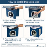 Dekens en meubels, Huisdieren, Grotten & Huizen, Katten, Kattenbedden, Katten - bedden, matrassen