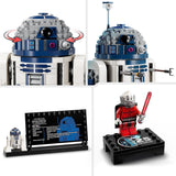 LEGO Star Wars R2-D2 modelset voor kinderen, jongens en meisjes, bouwbare Droid-figuur met minifiguur van Darth Malek ter ere van het 25-jarig jubileum en decoratieplaat, collectiecadeau-idee 75379 Bouwsets Bekijk de LEGO-Store