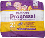 Pampers Progressi Maxi Luiers + 500 Extra Knuffelpunten, Maat 4 (7 – 18 kg), 126 Luiers (Standaard Maat)