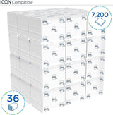 Kleenex toiletpapier voor één vel 8408, 2-laags toiletpapier in bulkverpakkingen, gemaakt van FSC-gecertificeerd papier, 36 pakken x 200 vellen (7.200 vellen)