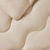 Night Lark dekbed zonder hoes, 4,5 Tog, Kingsize, Getufte Dot-collectie, luxe beddengoed, hypoallergeen, machinewasbaar, warm zand dekbedden en quilts Naty Shop