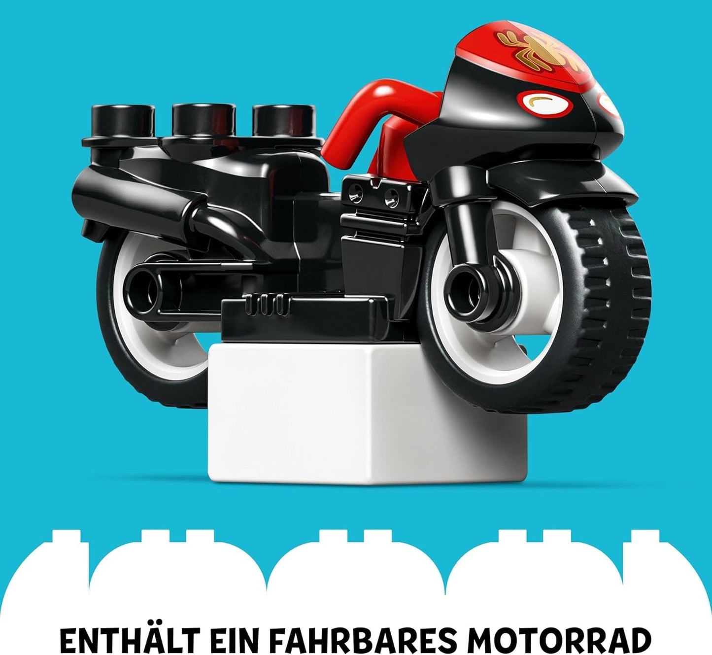LEGO DUPLO Marvel Spins Motoravontuur, Fantasy Speelset voor de tv-serie Spidey en zijn supervrienden, educatief speelgoed om te bouwen en om te bouwen voor kinderen vanaf 2 jaar en ouder 10424 Bouwsets Besuche den LEGO-Store