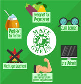 Yerba "BIO" 400 g biologische mate-thee, biologisch, natuurlijk stimulerend en stimulerend middel met cafeïne, Yerba mate-thee met fruit, cafeïnerijke mate-thee, hoge kwaliteit